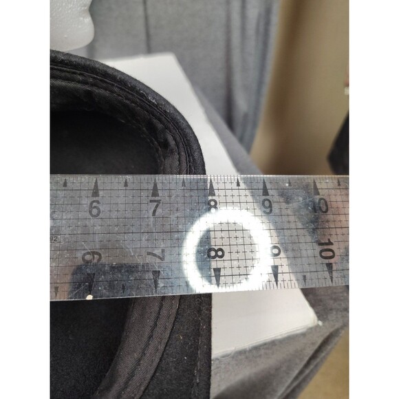 SCALA Dorfman Pacific Cap Newsboy Hat Black Wool Mens XL - Picture 7 of 7